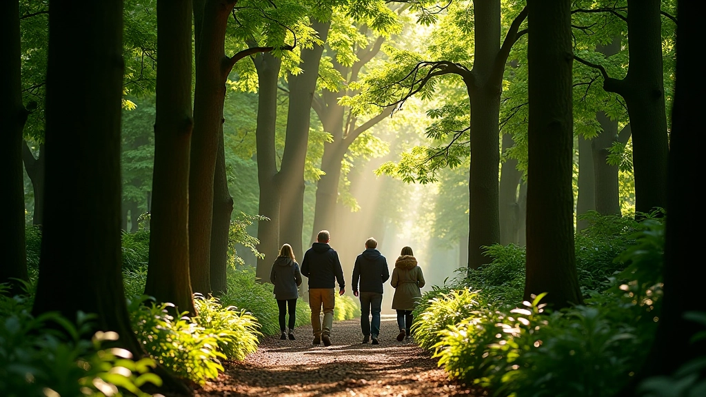 Guided woodland walk through native trees